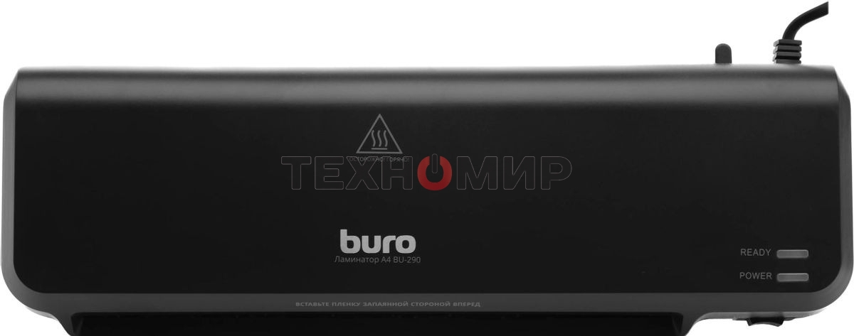 Ламинатор Buro BU-L290 черный A4 (70-125мкм) 30 см/мин (2 вал.) хол.лам. лам.фото