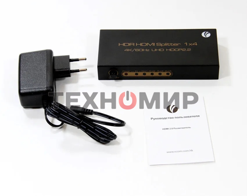 Разветвитель HDMI 1X4 DD424 VCOM