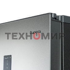 Холодильник Бирюса SBS 400 I нержавеющая сталь двухкамерный 232/168 л морозилка слева, No Frost, Side-by-side