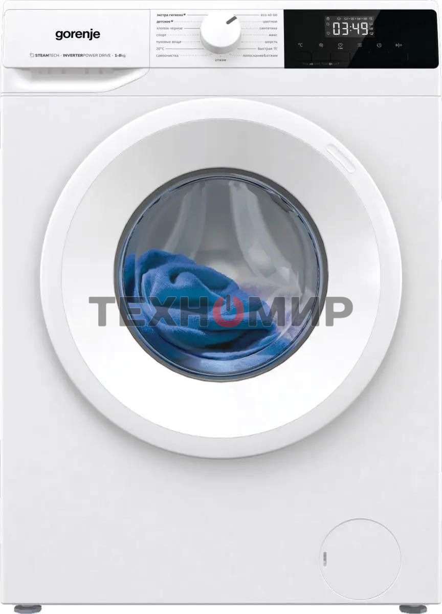 Стиральная машина Gorenje WNHPI84AS/R загр.фронтальная макс.:8кг белый