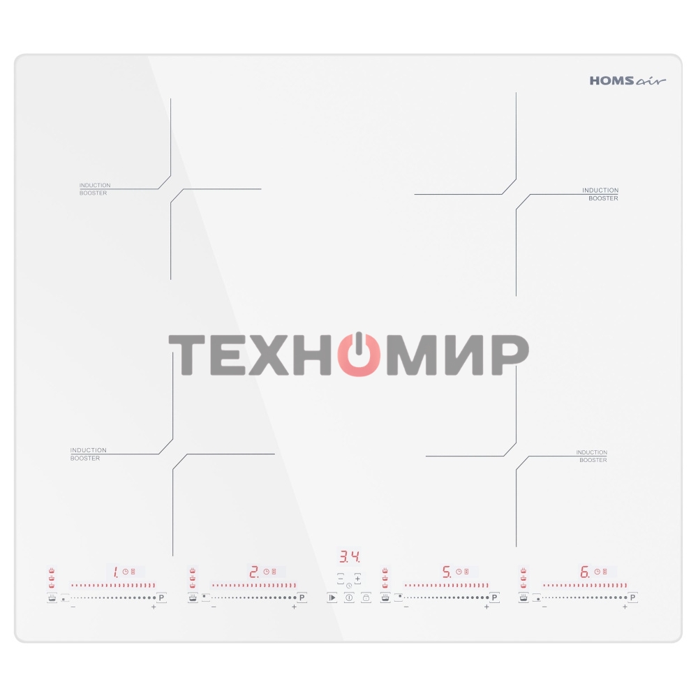 Индукционная варочная панель HOMSair HIC64SWH независимая, белый