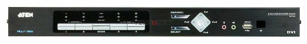 Переключатель KVM 4 портовый ATEN 4-Port USB DVI Multi-View KVMP Switch