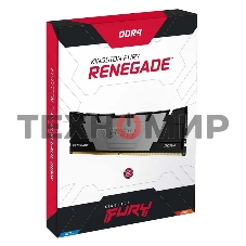 Оперативная память Kingston Fury Renegade, DDR4, 32GB (4x8GB), 3600MHz, CL16, DIMM, черный, радиатор