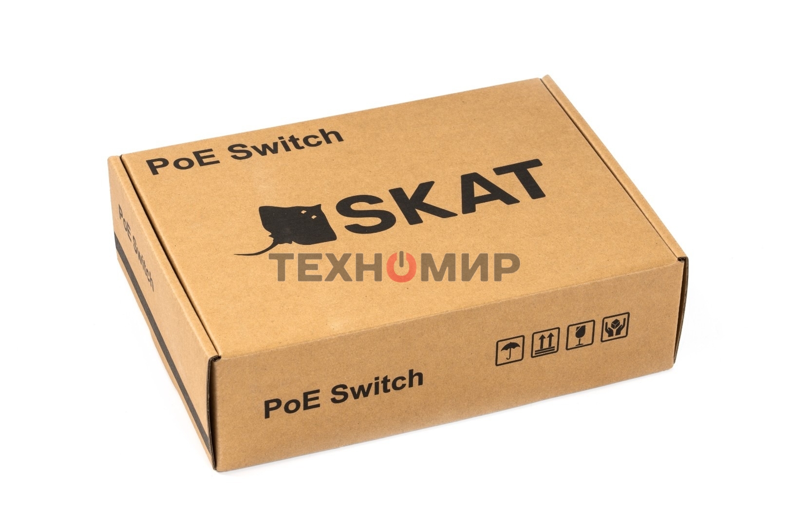 Коммутатор SKAT PoE-4E-1G-1S PoE Plus 60Вт порты: 4-Ethernet 1-Uplink 1-SFP