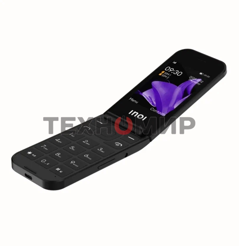 Мобильный телефон INOI 284 Flip 4G черный