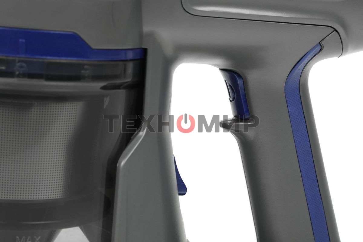 Вертикальный паровой пылесос Kitfort KT-555, 1800Вт, черный/фиолетовый