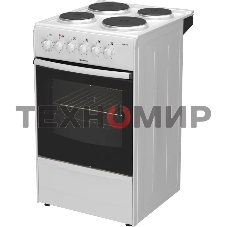 Плита электрическая Darina 1B EM 341 406 W белый/черный, конфорок 4 шт, духовка 50 л, 50 см x 85 см x 56 см