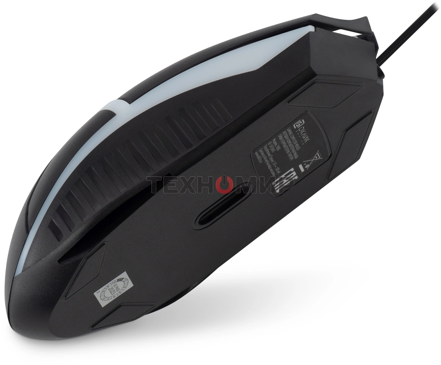 Мышь проводная Oklick 398G черный, 2400 dpi, USB, кнопки - 4