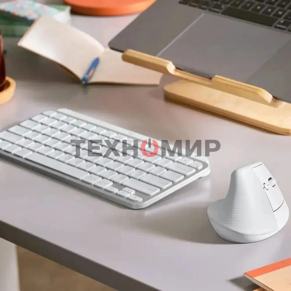 Мышь беспроводная Logitech Lift белый, 4000 dpi, радиоканал, Bluetooth, USB, кнопки - 6