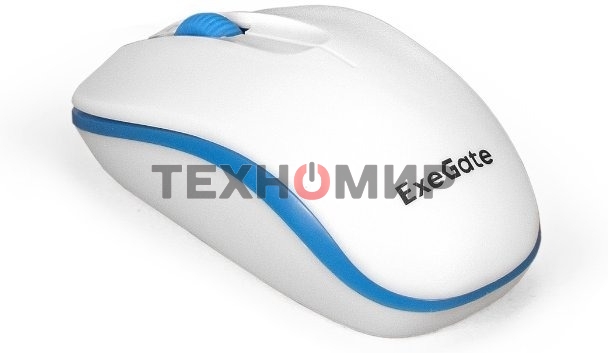 Мышь беспроводная ExeGate Professional Standard SR-9055W белый, 1200 dpi, радиоканал, USB, кнопки - 3