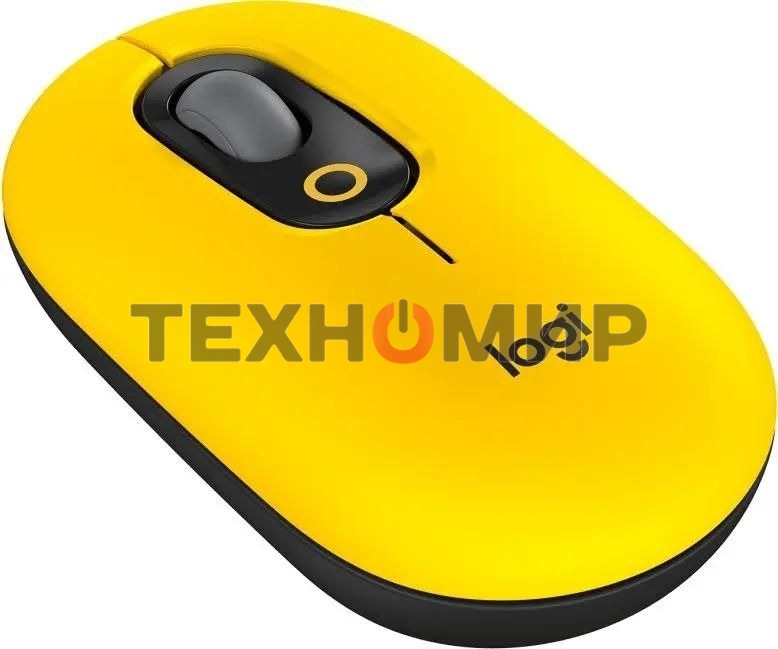 Мышь беспроводная Logitech POP Mouse желтый, 4000 dpi, Bluetooth, кнопки - 4