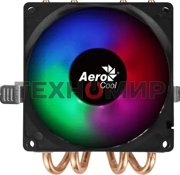 Кулер для процессора AeroCool/Formula Air Frost 4 черный, 90 мм, алюминий/медь, 1800 об/мин, 25.7 дБ, 3 pin, 125 Вт, 78 мм