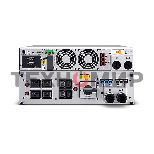 Источник бесперебойного питания CyberPower OLS10KERT5U Online 10000VA/10000W USB/RS-232/Dry/EPO/SNMP/CloudCard/(4 IEC С13, 4 IEC C19, terminal block)/bat.detect./МВ NEW
