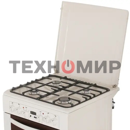 Плита комбинированная Gefest ПГЭ 6102-03 0167 бежевый, конфорок 4 газовых, духовка 55 л, 60 см x 85 см x 60 см