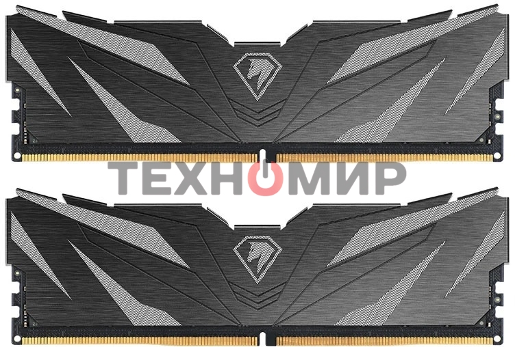 Оперативная память NETAC Shadow II, DDR5, 32Gb (2x16GB), 6000 MHz, CL38, DIMM, с радиатором, черный
