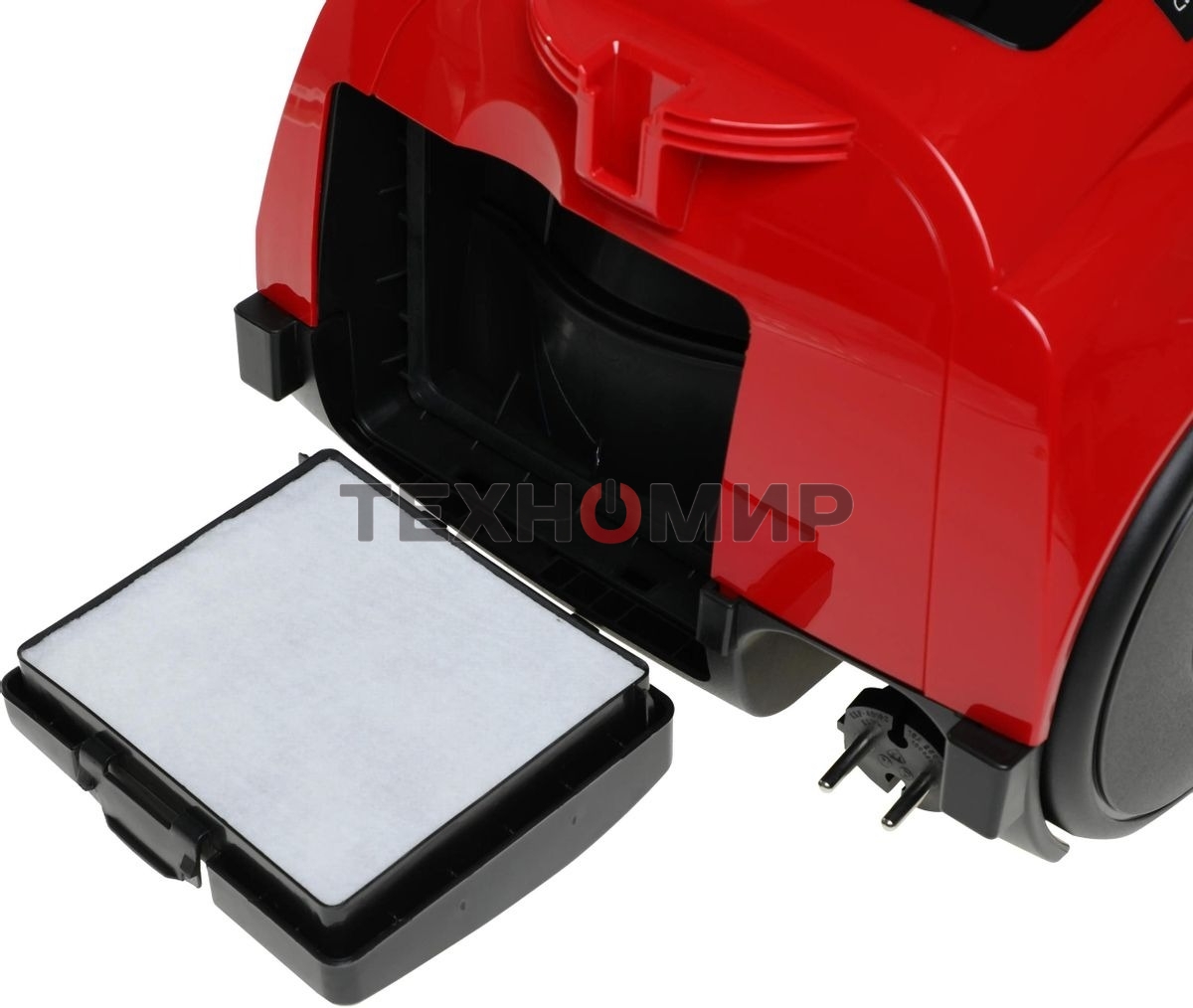 Пылесос Samsung VCC4520S3R/XEV красный, 350/1600 Вт, уборка сухая, пылесборник контейнер 1.3 л