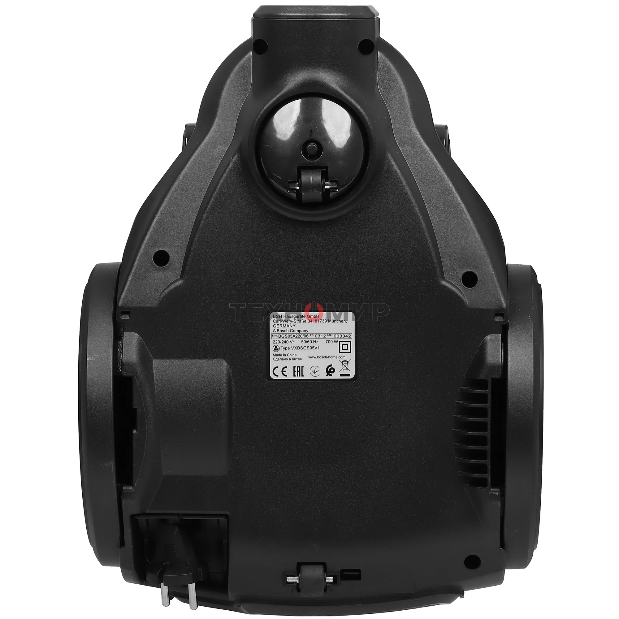 Пылесос Bosch BGS05A220 синий/серый, 700 Вт, уборка сухая, пылесборник контейнер 1.5 л