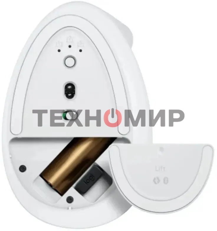 Мышь беспроводная Logitech Lift белый, 4000 dpi, радиоканал, Bluetooth, USB, кнопки - 6