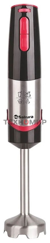 Блендер Sakura SA-6250BK 800 Вт, погружн стальн.насадка