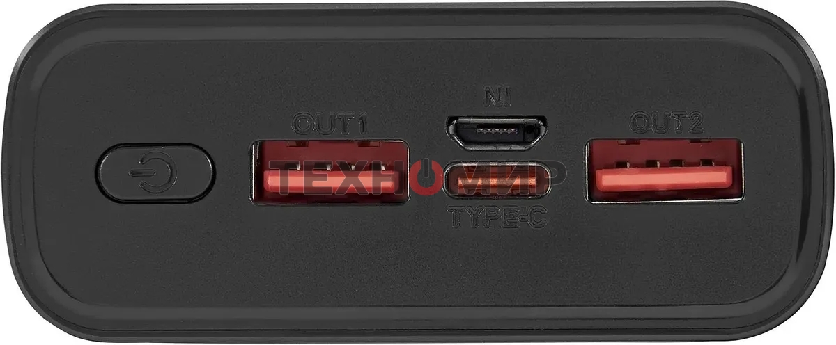 Портативный аккумулятор Digma DGPF20A 20000mAh QC3.0/PD3.0 22.5W 3A 2xUSB-A/USB-C черный