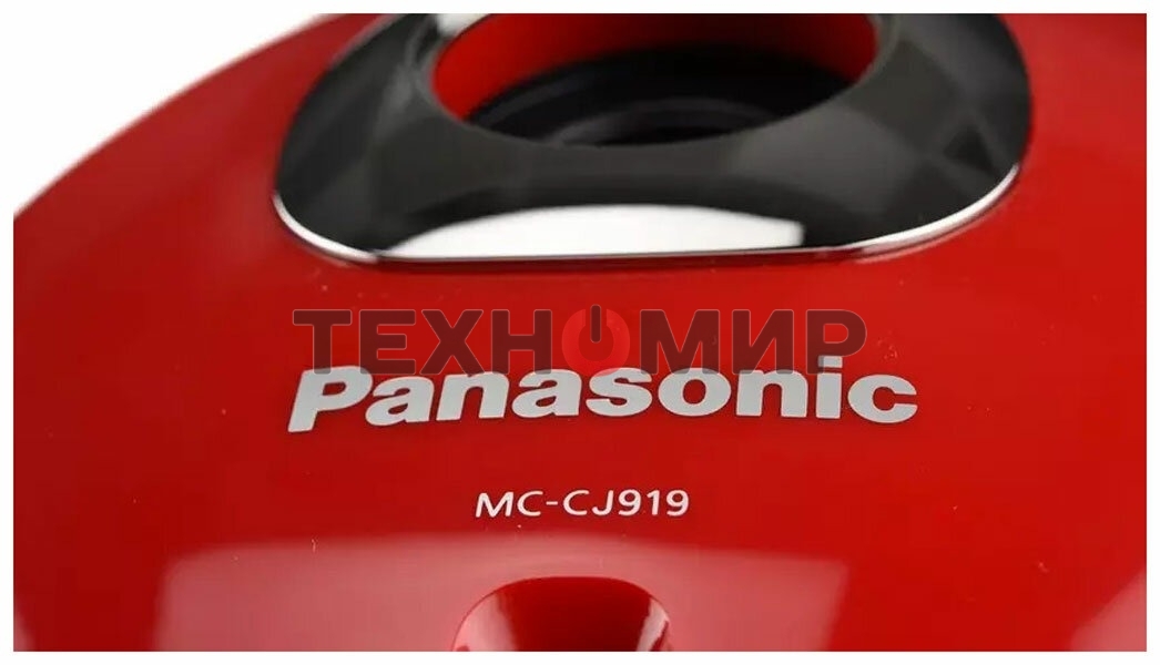 Пылесос Panasonic MC-CJ919R красный, 2500 Вт, уборка сухая, пылесборник мешок 6 л