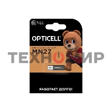 Батарея Opticell Specialty MN27 (1шт) блистер