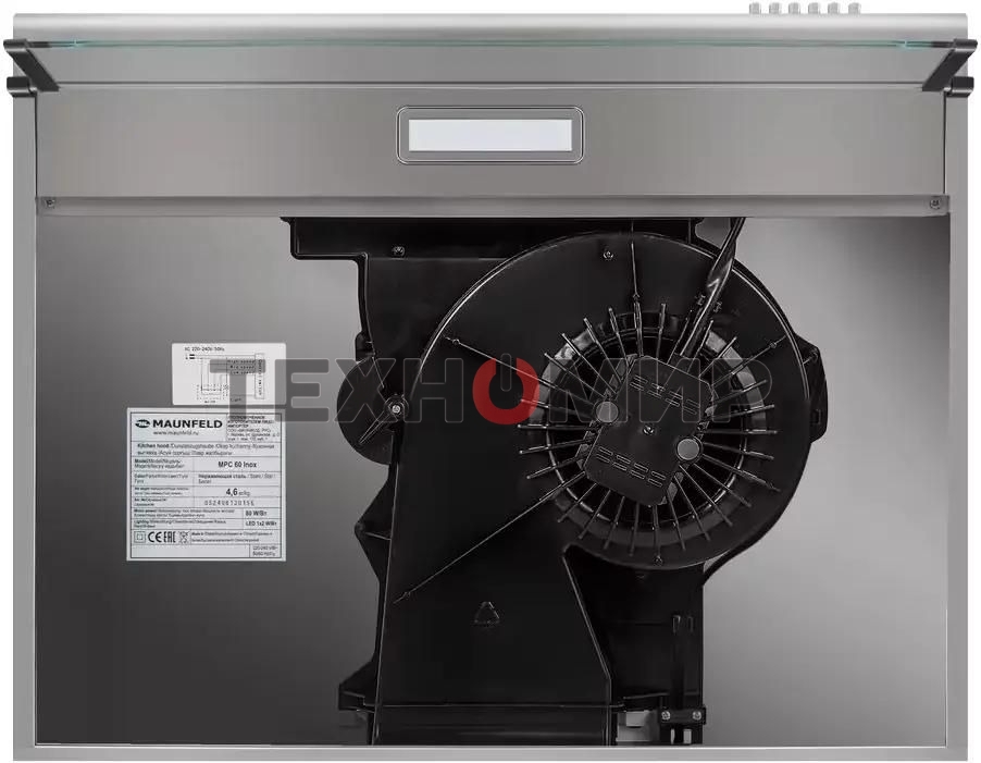 Вытяжка козырьковая Maunfeld MPC 60 нержавеющая сталь, 60 см, 320 куб. м/ч, 59 дБ