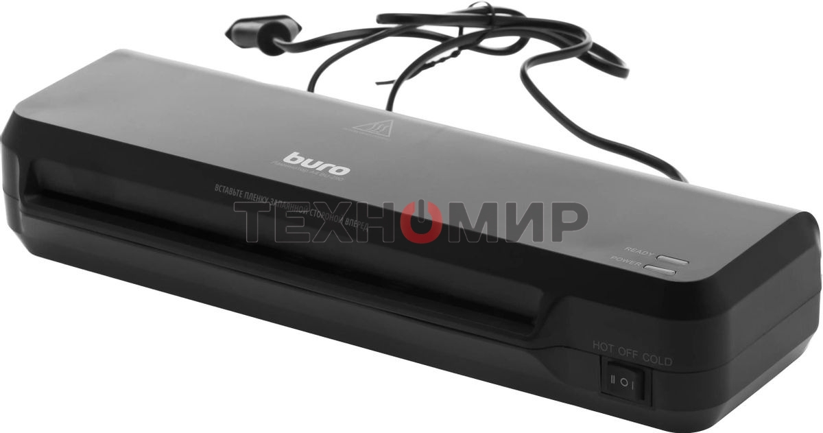 Ламинатор Buro BU-L290 черный A4 (70-125мкм) 30 см/мин (2 вал.) хол.лам. лам.фото