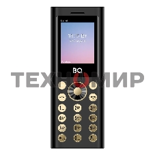 Мобильный телефон BQ 1858 Barrel черный/золотистый
