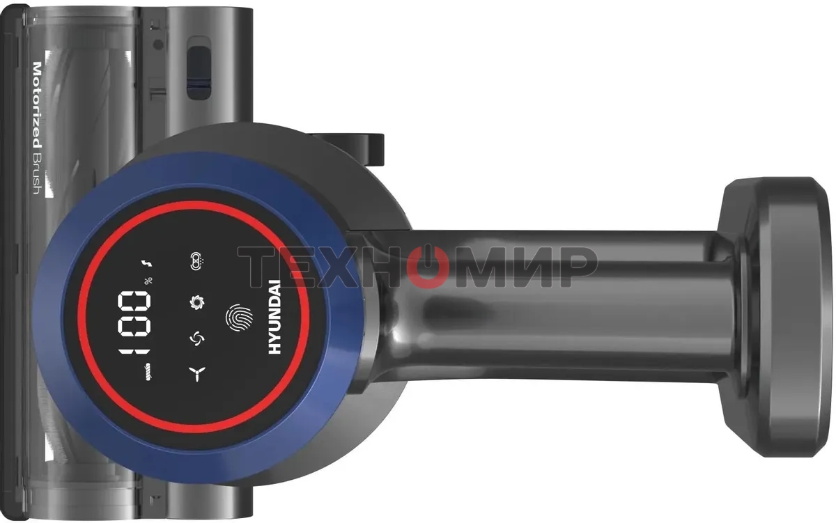 Пылесос ручной Hyundai HYV-S7970 серый/синий 500Вт уборка сухая контейнер