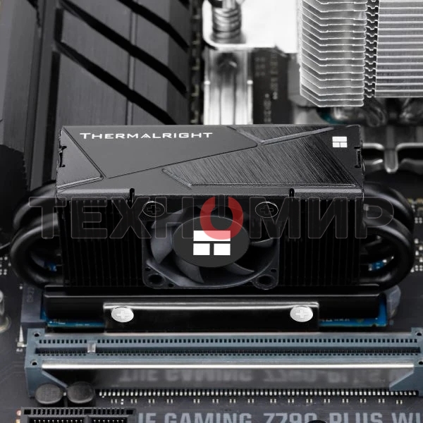 Радиатор для SSD Thermalright HR-10-2280-PRO-BL черный алюминий Ret