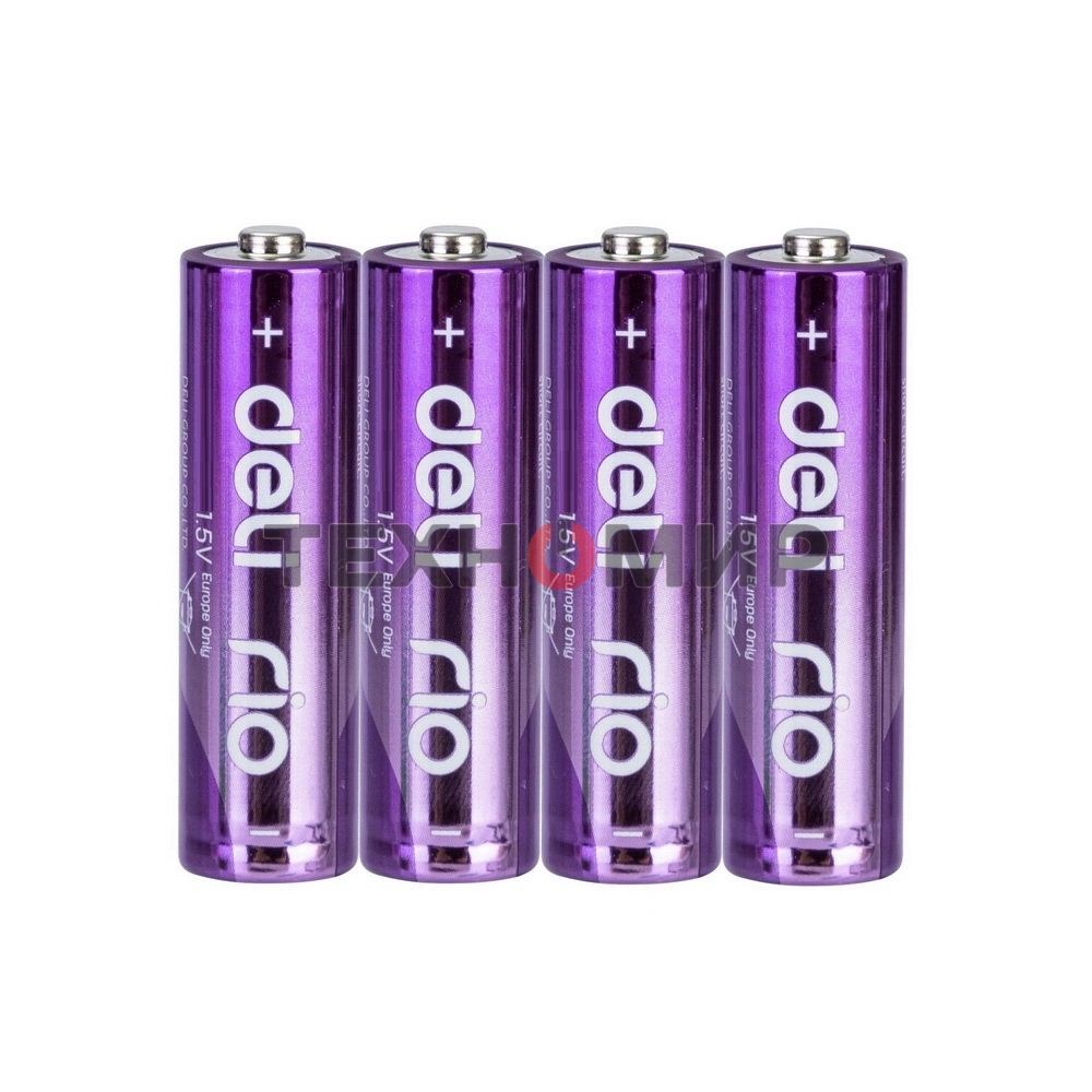 Батарея Deli Rio AAA (4шт) спайка