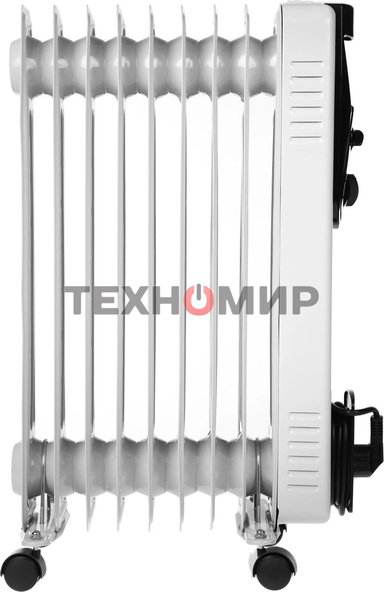 Масляный обогреватель Centek CT-6201 (9 секций) белый, 2000 Вт, 20 м2, термостат