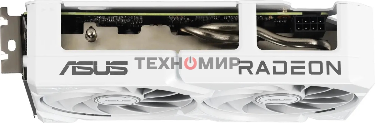 Видеокарта Asus DUAL-RX9060XT-16G-WHITE белый
