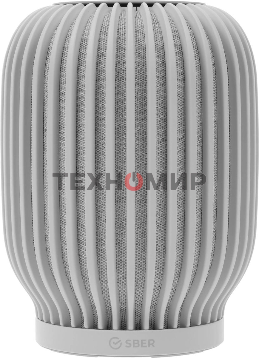 Умная колонка Sber SberBoom, 40Вт, 1.1, Мультирум, Стереопара, Wi-Fi, Bluetooth 5.0, Салют, белый