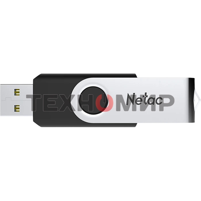 Флешка USB Netac U505 (NT03U505N-016G-32BK), 16Gb, USB3.0, R/W 110/45, черный/серебристый