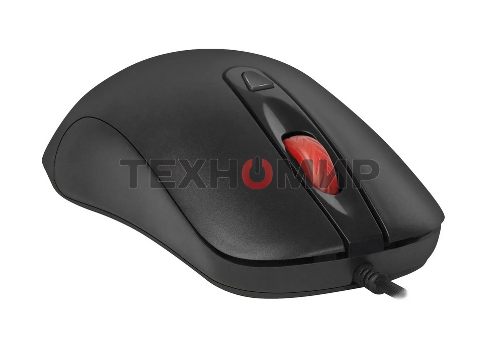 Мышь проводная Defender Omega MB-522 черный, 1600 dpi, USB, кнопки - 4