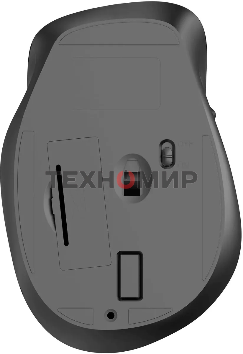 Мышь беспроводная Oklick 504MW черный/серый, 1600 dpi, радиоканал, USB, кнопки - 6