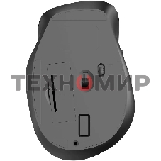 Мышь беспроводная Oklick 504MW черный/серый, 1600 dpi, радиоканал, USB, кнопки - 6