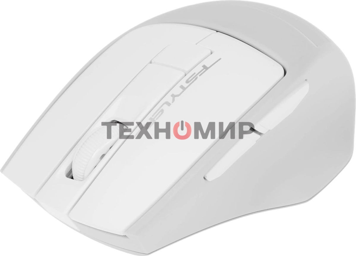 Мышь беспроводная A4Tech Fstyler FG30S белый/серый, 2000 dpi, радиоканал, USB, кнопки - 6
