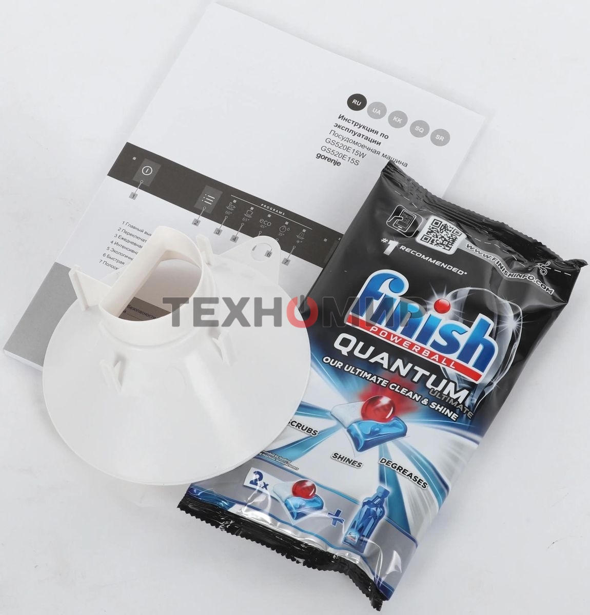 Посудомоечная машина Gorenje GS520E15W, белая, 44.8 см, 9 компл., 47 дБ, класс A++