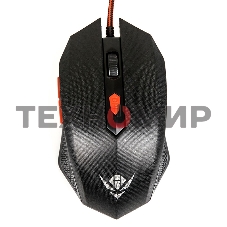 Мышь проводная Dialog Nakatomi MOG-08U черный, 2400 dpi, USB, кнопки - 6