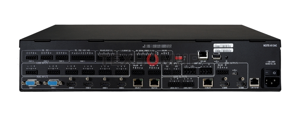 Коммутатор презентационный FG1901-16-EK AMX NCITE-813AC 8x1:3 4K60, встроенный усилитель и контроллер