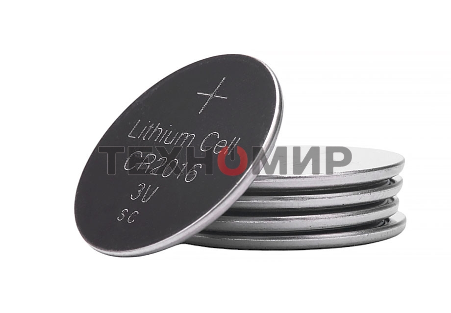 Батарейки литиевые Gembird Gb-CR2016-5B, тип CR2016, 5шт, блистер