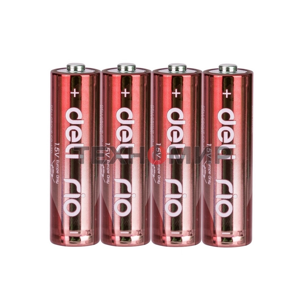 Батарея Deli Rio AAA (4шт) спайка