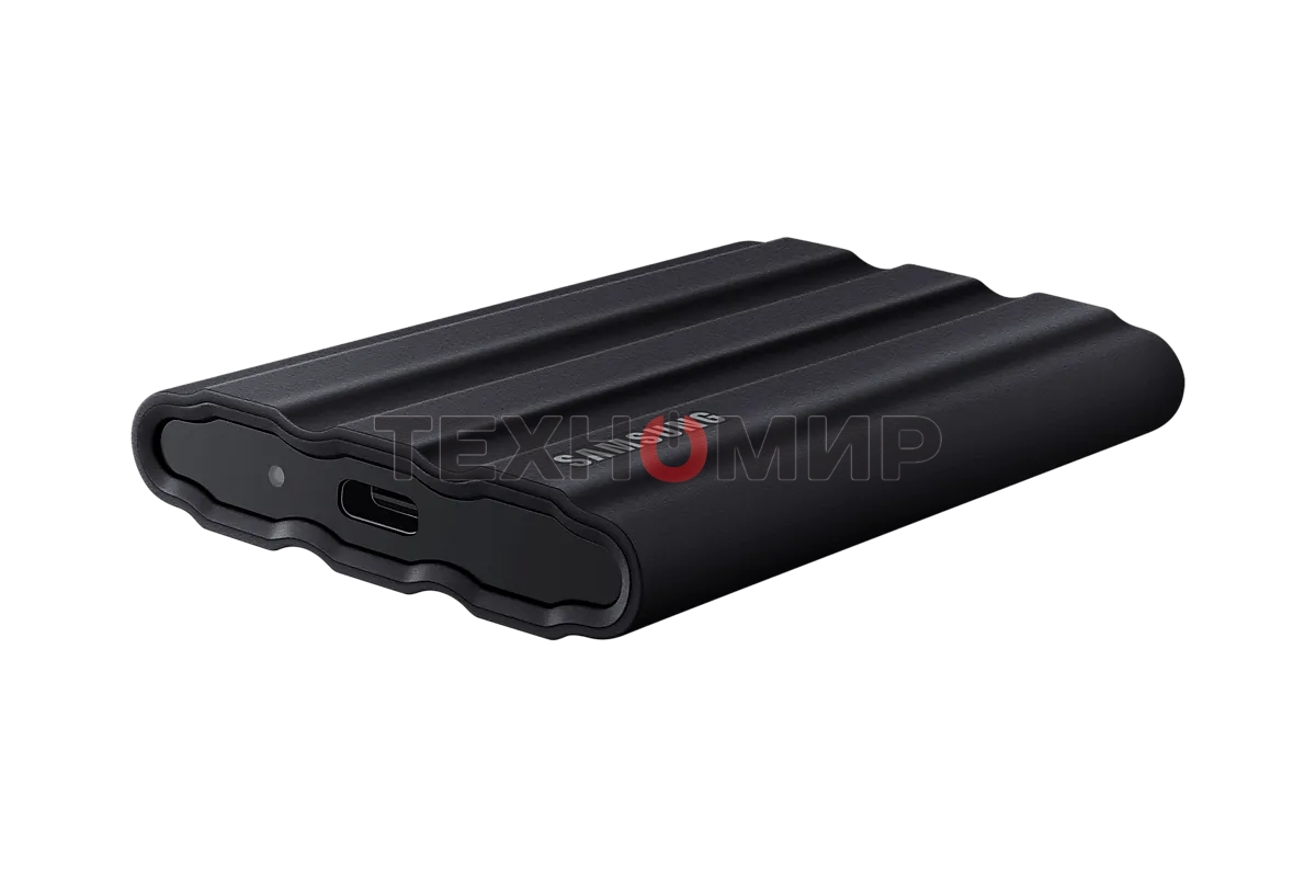 Внешний SSD Samsung T7 Shield, 1TB, USB 3.2 Gen 2 Type-C, R/W 1050/1000, черный