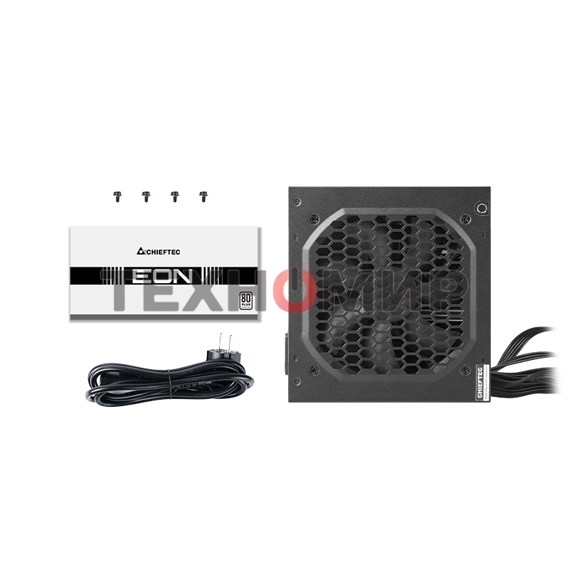 Блок питания Chieftec Eon ZPU-600S, 600Вт, 80 PLUS, 120мм, черный