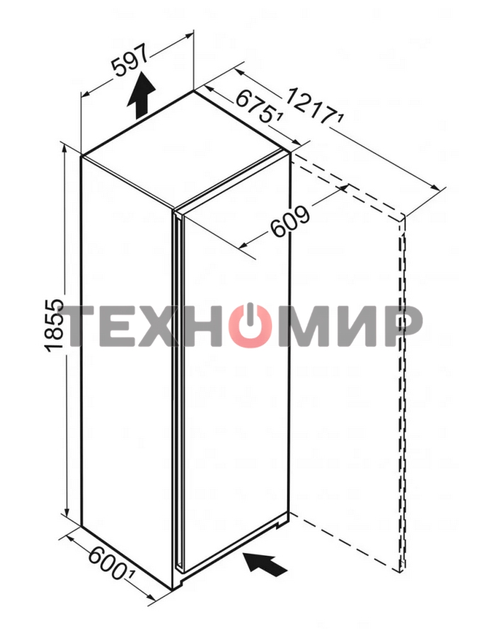 Холодильник Liebherr SRSFD 5220-22 001 серебристый однокамерный 398л