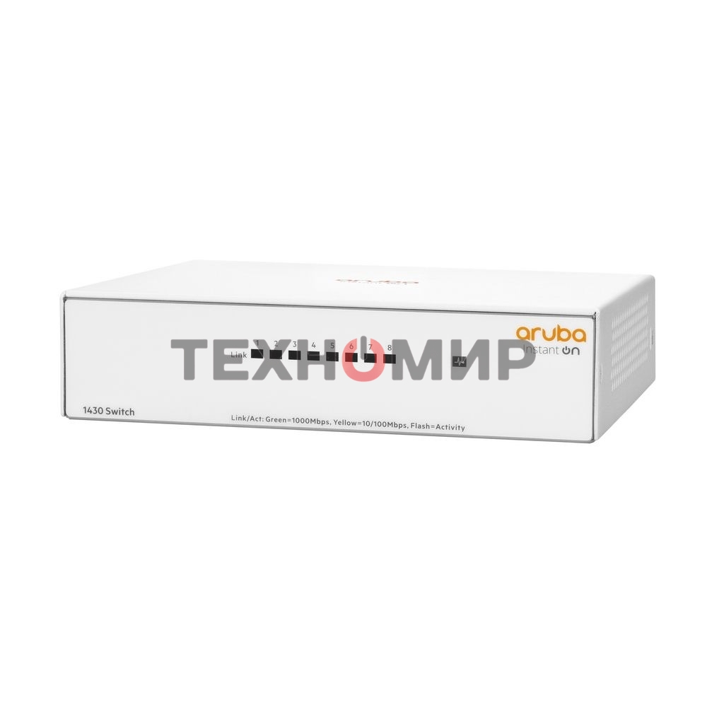 Коммутатор HPE Aruba Instant on 1430 8G unmanaged fanless Switch