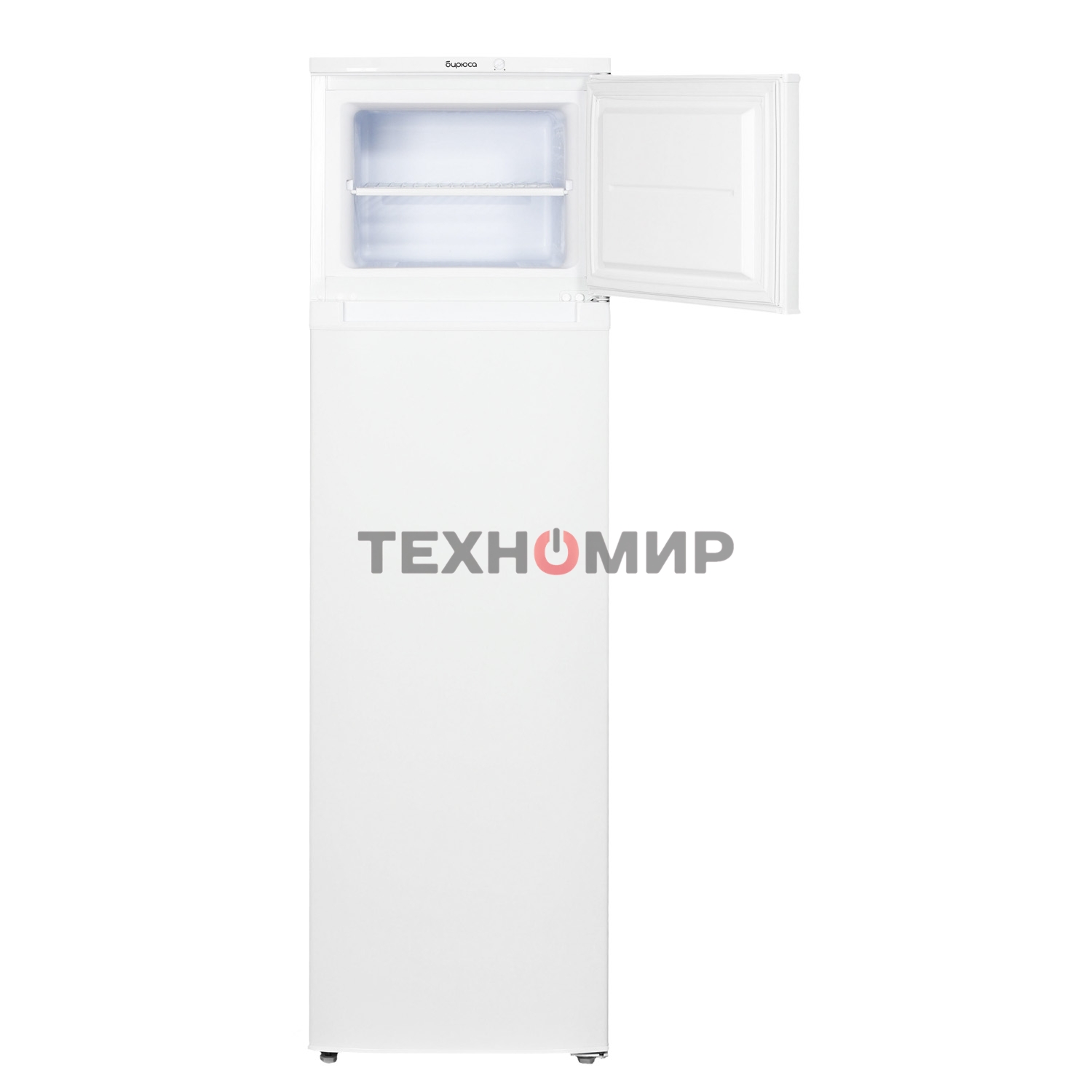 Холодильник Бирюса 424 белый двухкамерный 170/35л морозилка сверху
